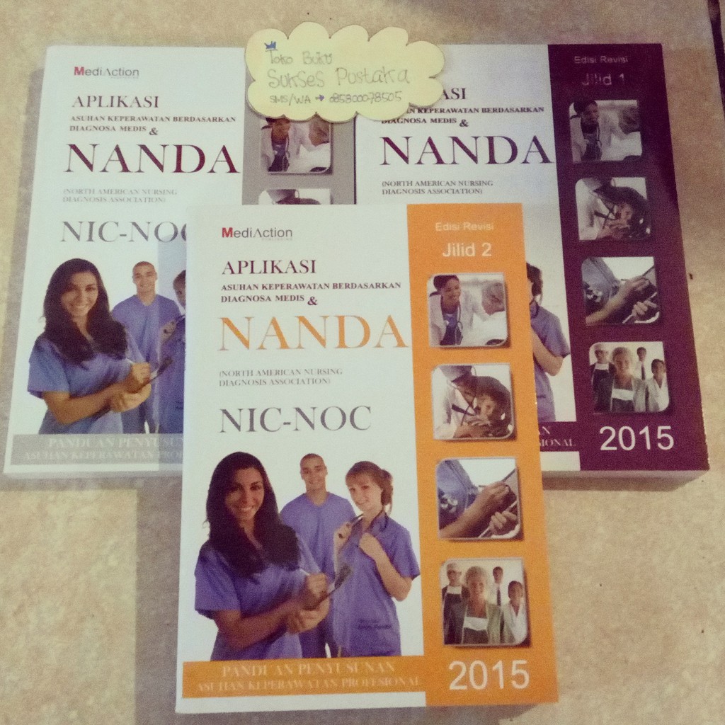 Jual Paket 3 Buku Aplikasi Nanda Nic Noc 2015 Buku Asuhan Keperawatan