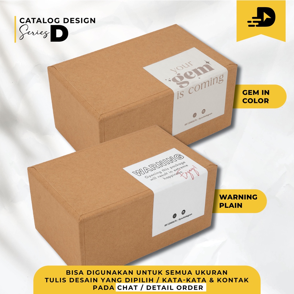 Jual [MINIM 30 PCS] Stiker Segel Box Aesthetic / Sticker Label Box ...
