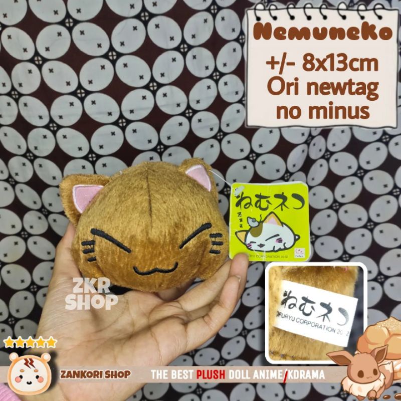Jual BONEKA CARTOON NEMUNEKO SLEEPING CAT Plush Toy Original Furyu