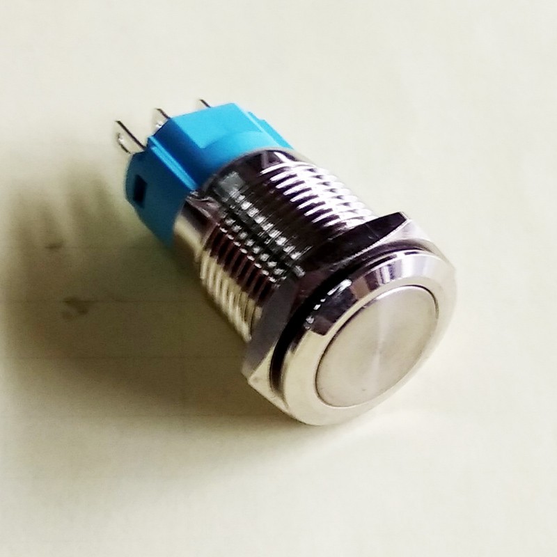 Jual PUSH ON OFF BESI 19MM PUSH ON OFF SWITCH STAINLESS STEEL PUSH PUSH ...