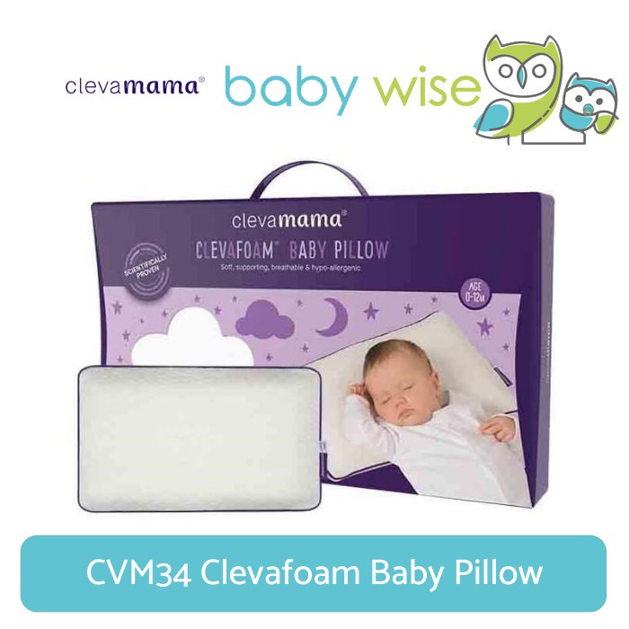 Jual Clevamama CVM34 Clevafoam Baby Pillow Shopee Indonesia