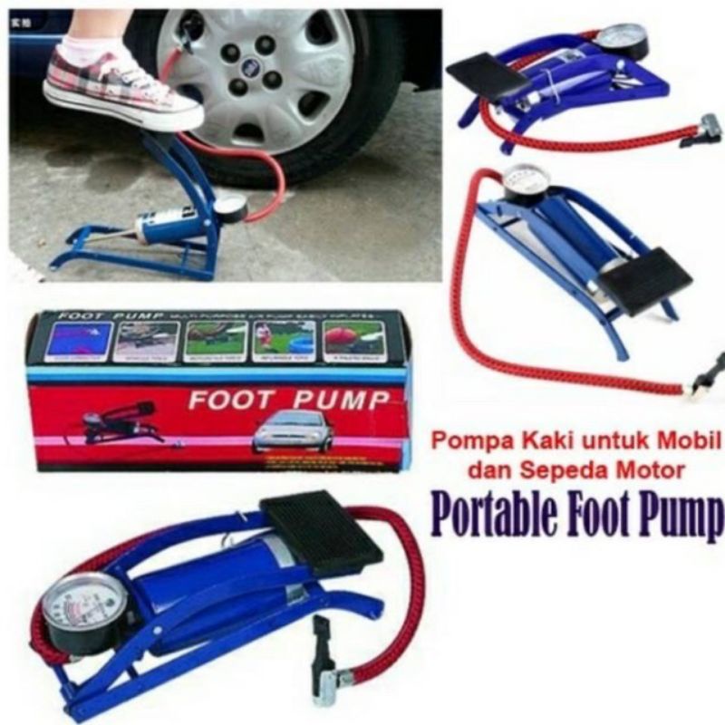 Jual pompa injek portable pompa sepeda motor dan mobil multifungsi ...