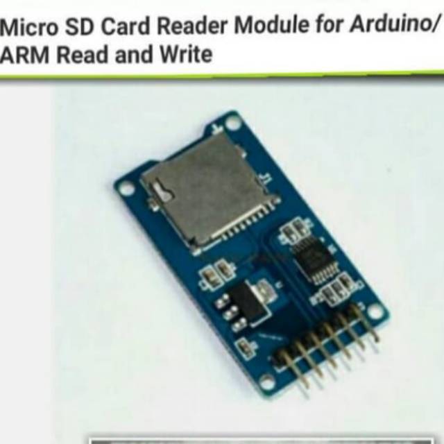 Jual Micro SD card module arm Arduino uno Mega | Shopee Indonesia