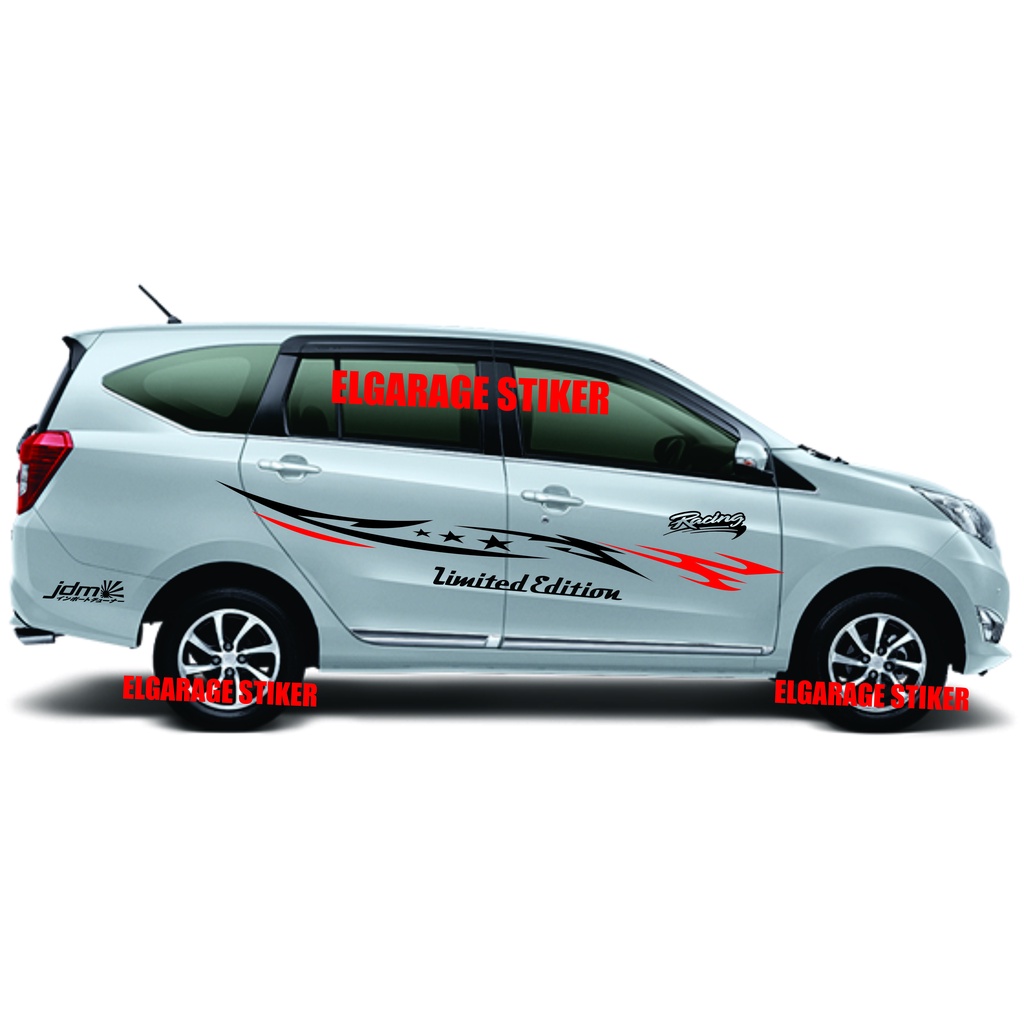 Jual Stiker mobil sigra cutting stiker body samping mobil sigra calya ...