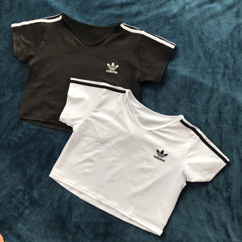 pull crop top adidas