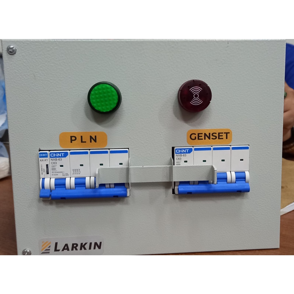 Jual Panel Interlock Switch PLN - Genset Chint 4P + Alarm | Shopee ...