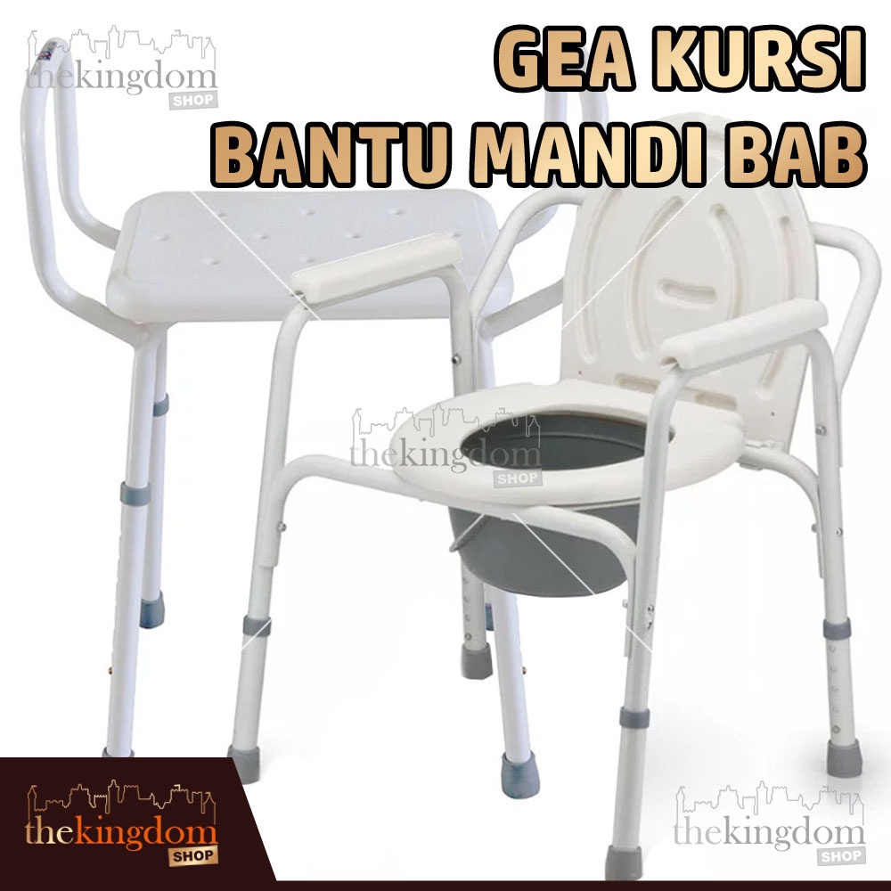 Jual GEA FS810 FS7920L Commode Chair Shower Kursi BAB Bangku Mandi FS ...