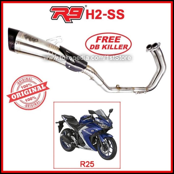 Jual Original R9 New H2 Ss Yamaha R25 R 25 Mt25 Knalpot Racing Ori Asli ...
