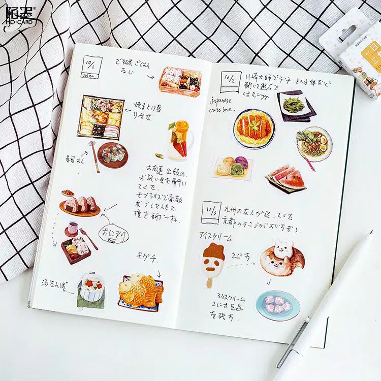 Jual Japanese Food Sticker Set | Shopee Indonesia