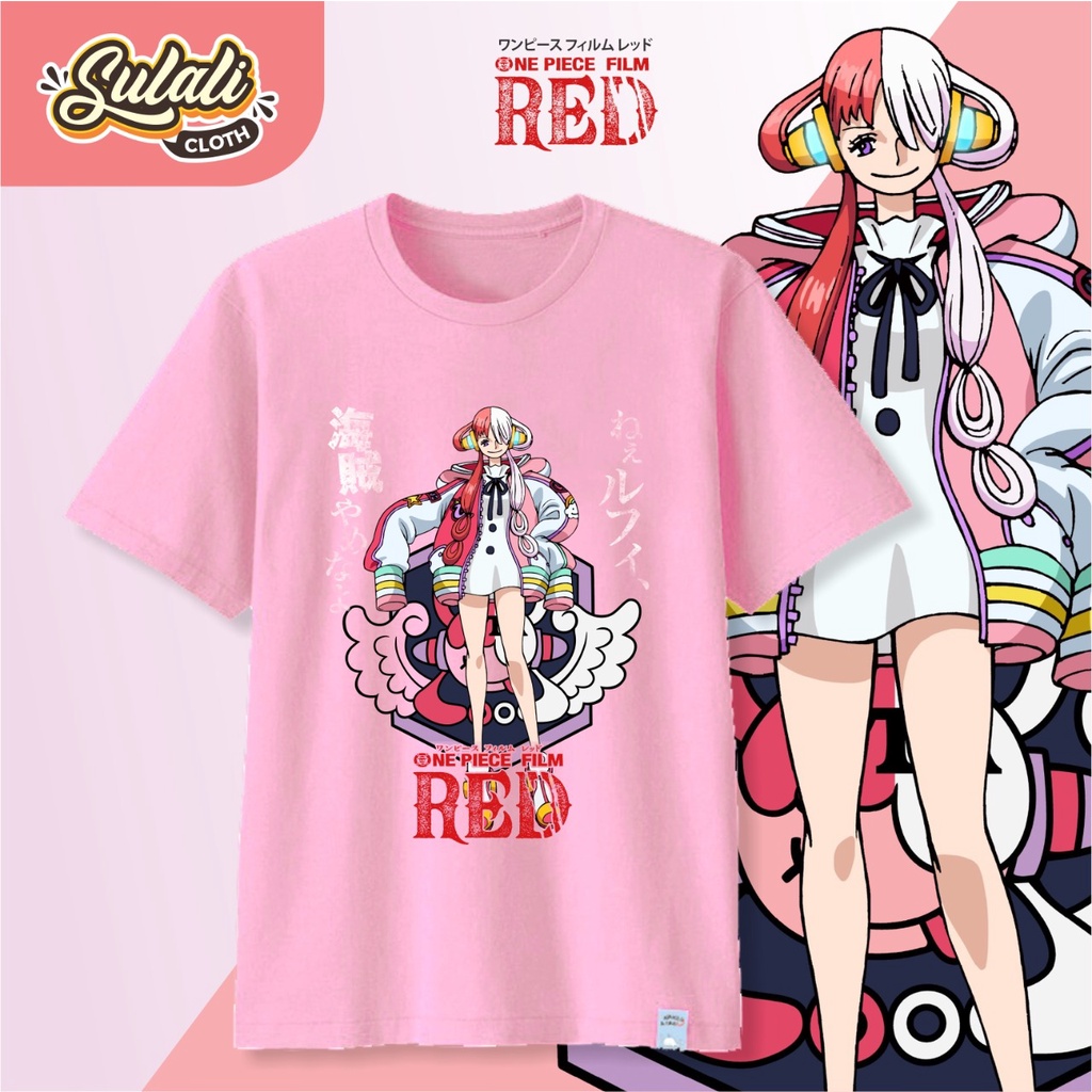 Jual Kaos Anime ONE PIECE FILM RED UTA Non Official Cotton 30's