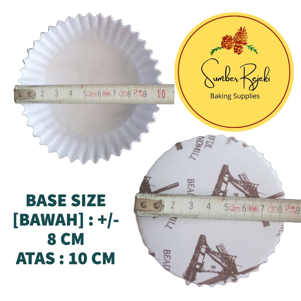 Jual Cup Roti / Paper Cup Case Laminasi Ukuran 8 CM SEDANG Isi KURANG ...