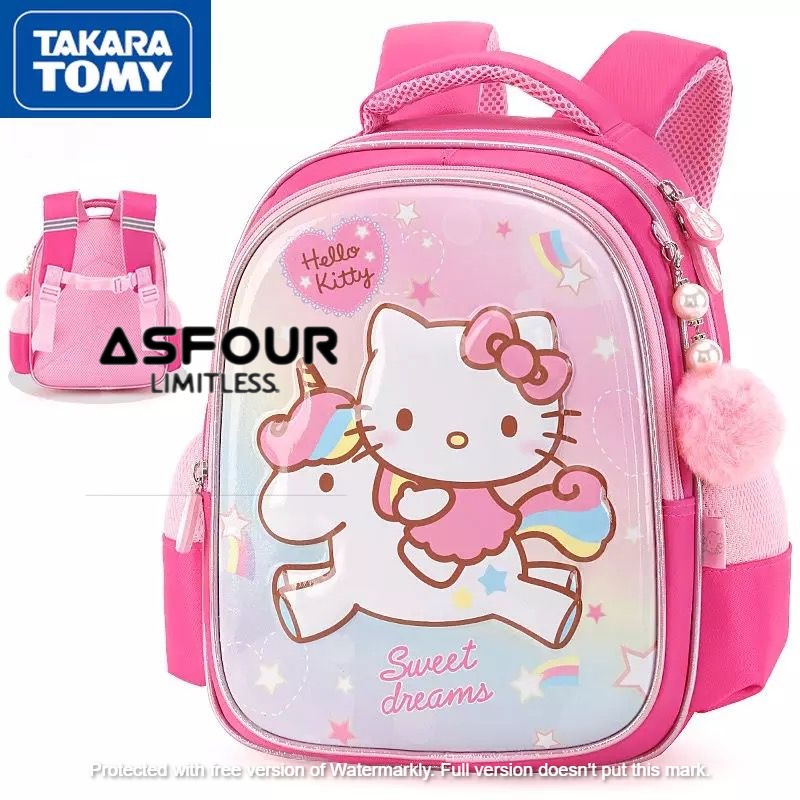 BISA COD Tas Ransel Anak hello kitty 2in1 SD TK PAUD Anti Air TAS Sekolah Hello Kitty Tas Anak Karakter Kartun BUNCIT Motif Pilihan Tas