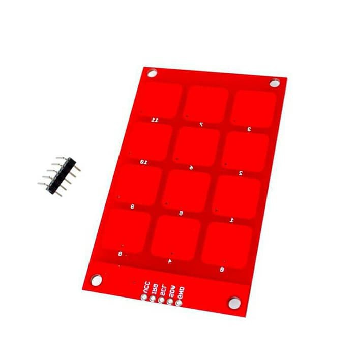 Jual MPR121 4x3 i2C Capacitive Touch Keypad Module Sensitive Key ...