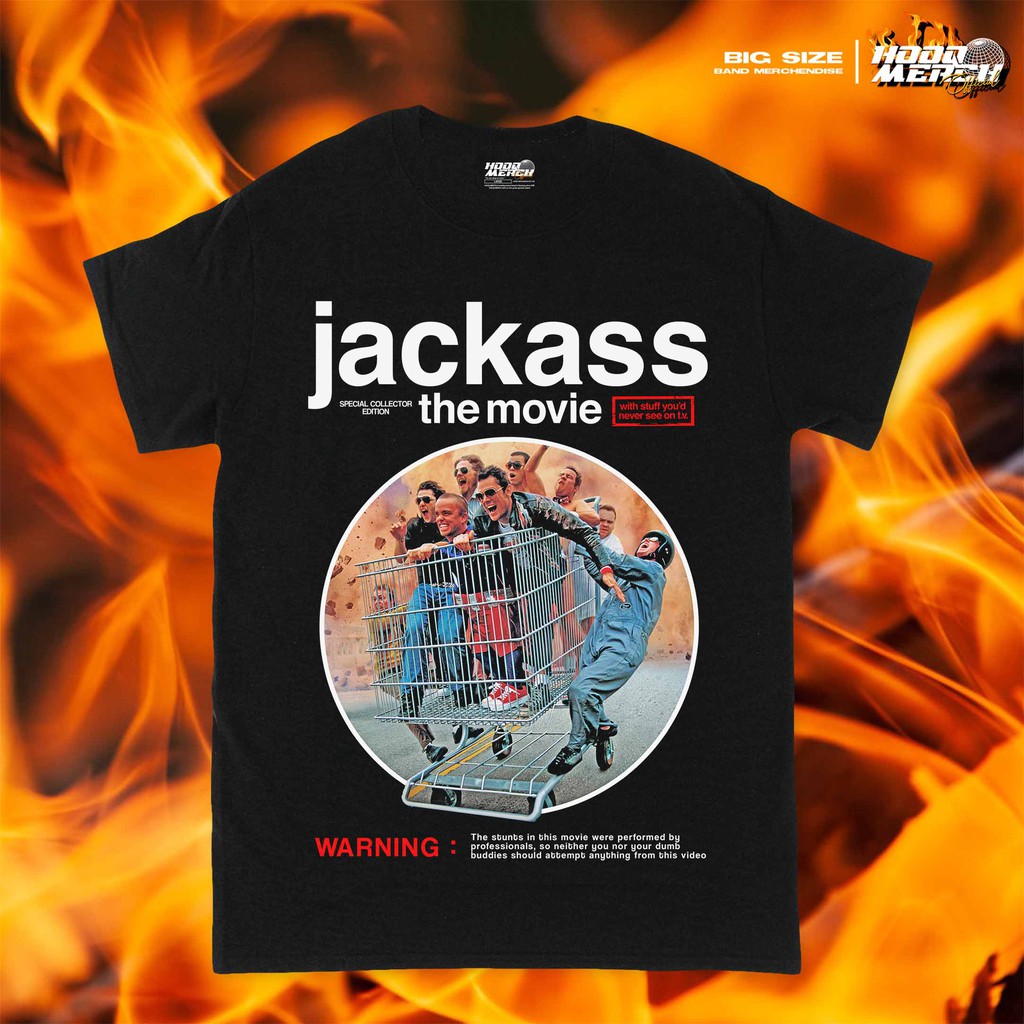 Jual BIG SIZE KAOS FILM JACKASS THE MOVIE VINTAGE TEE UNISEX OVERSIZE 24S COD T SHIRT MOVIE JACKASS THE MOVIE Shopee Indonesia