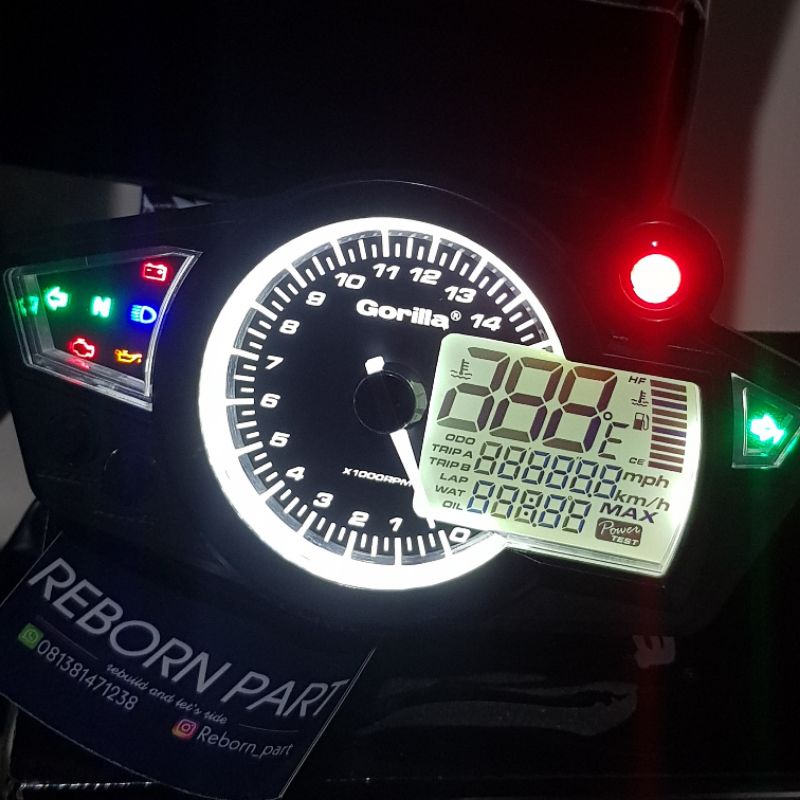 Jual SPEDOMETER SPEEDOMETER DIGITAL KOSO RX1 RX1N RX 1 IMPORT GORILA