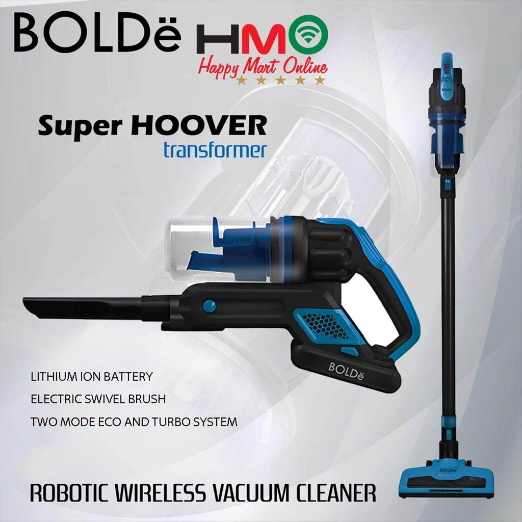 Jual Bolde Super Hoover Transformer Wireless Robotic Vacuum Celaner