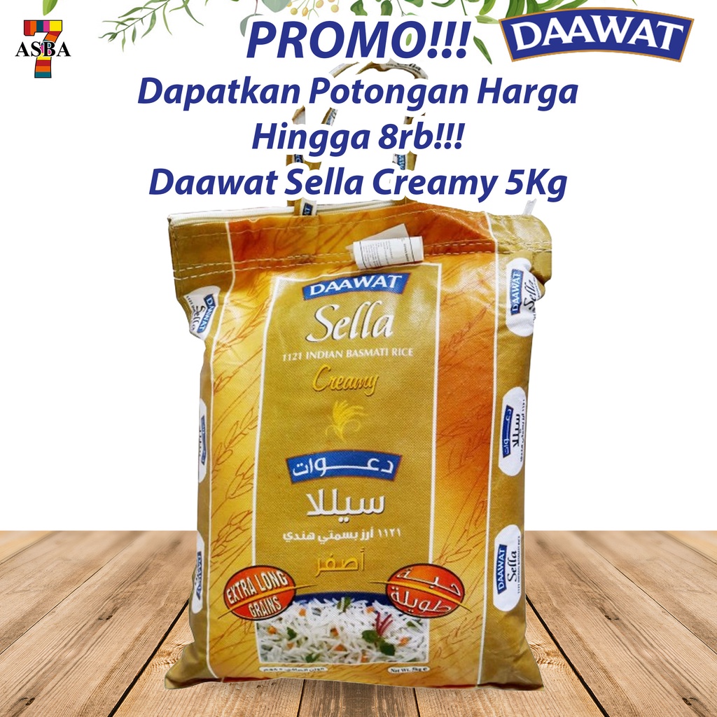 Product image DAAWAT SELLA 1121 CREAMY BASMATI 5KG
