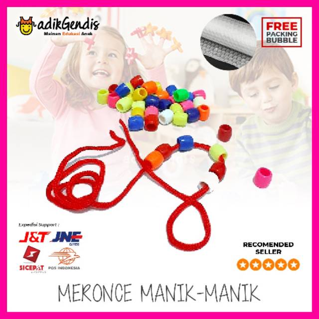 Jual Meronce manik mainan sensori motorik | Shopee Indonesia