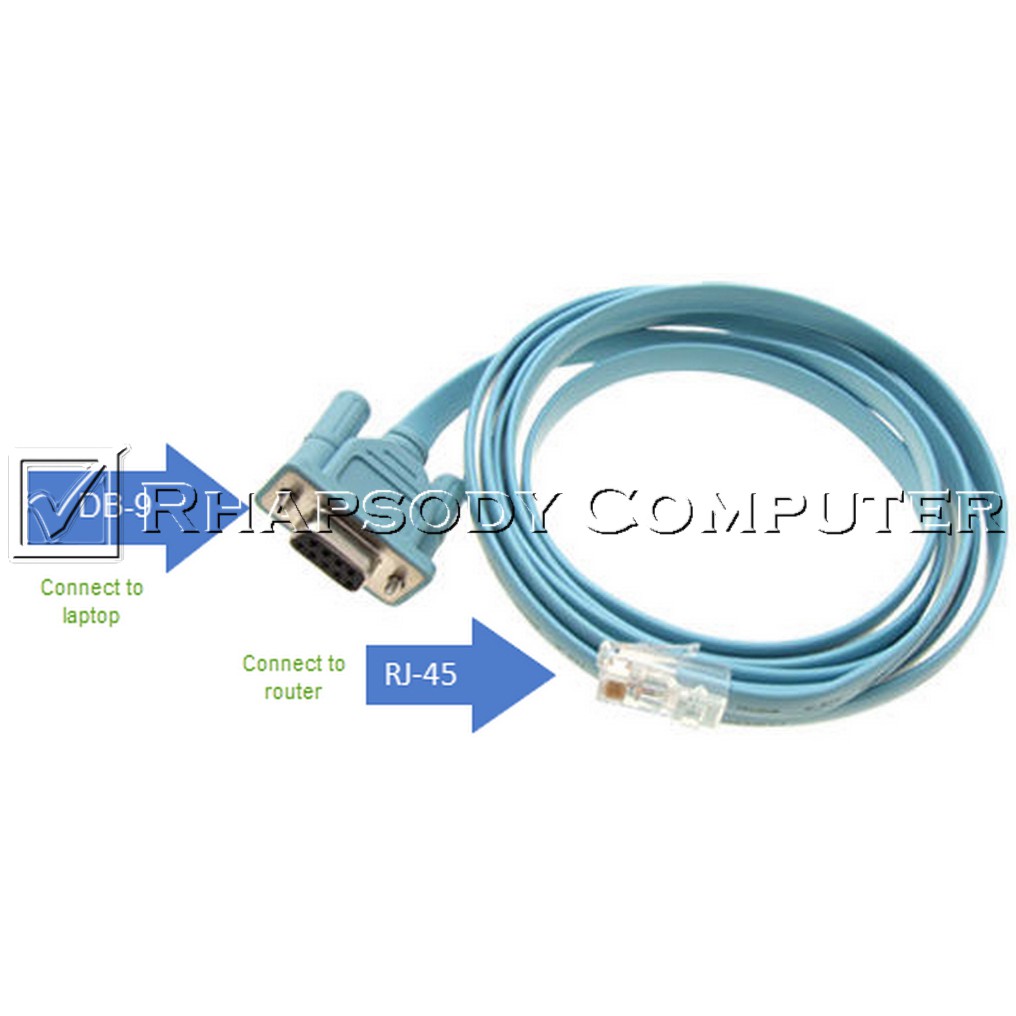 Jual Kabel Console Cisco RJ45 To Serial RS232/DB9 Female | Shopee Indonesia