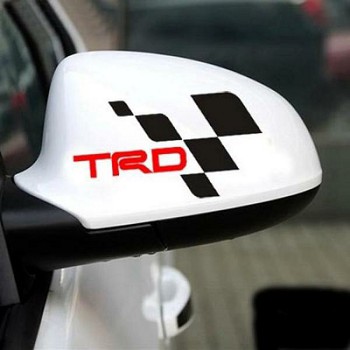 Jual Cutting Sticker Mobil Trd Toyota Racing Development Flag Racing