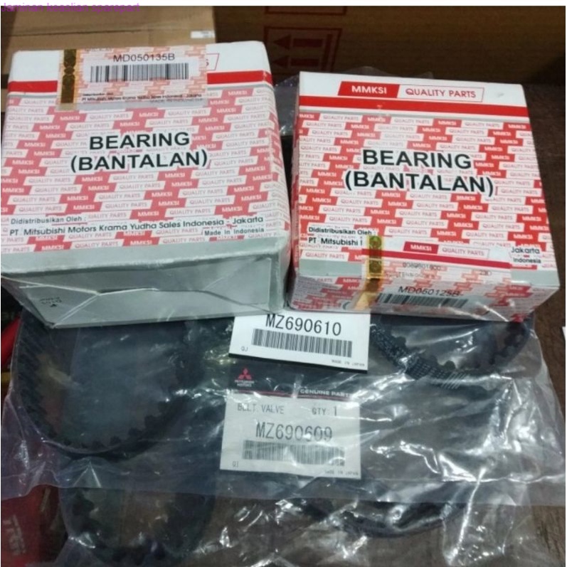 Jual timing belt set mitsubishi l300 diesel kuda diesel asli ori