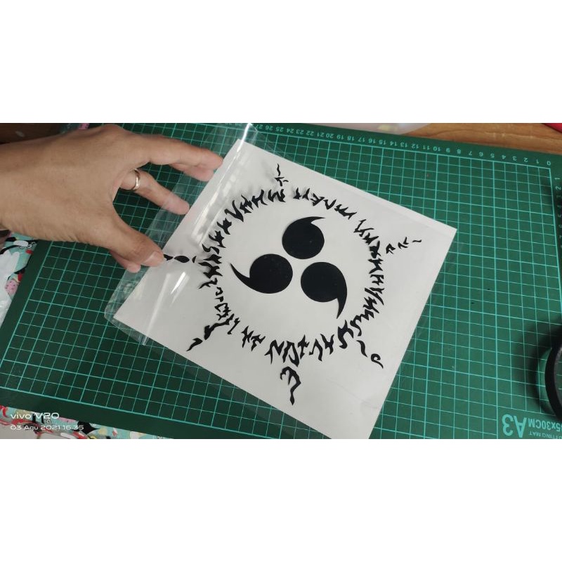 Jual STIKER JUTSU NARUTO UKURAN LAPTOP | STICKER CUSTOM ANIME BAND LOGO ...