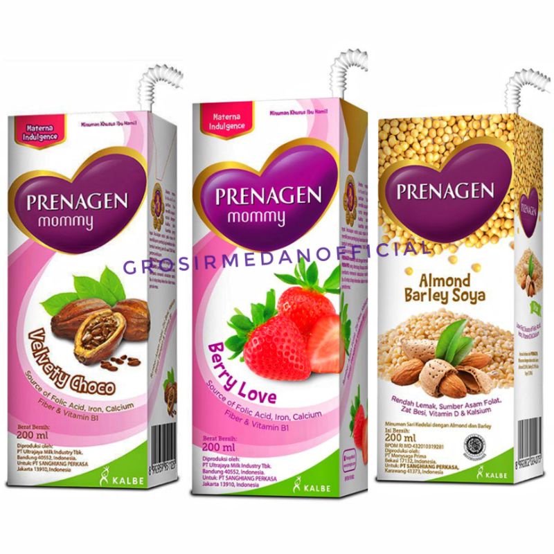 Jual PRENAGEN SUSU UHT 185 ML - MINUMAN IBU HAMIL NUTRISI GIZI LENGKAP