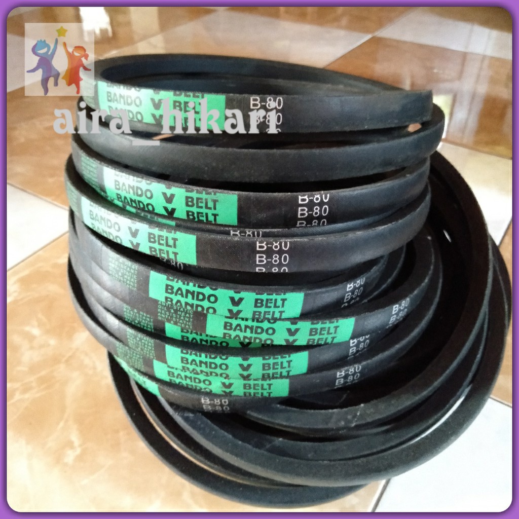 Jual Bando B 80 V Belt / Fan Belt / Tali Kipas / Tali Pulley | Shopee ...