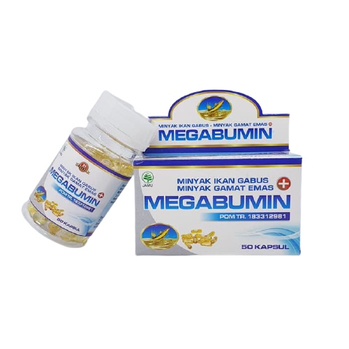 Jual MEGABUMIN kapsul minyak ikan gabus dan gamat | Shopee Indonesia