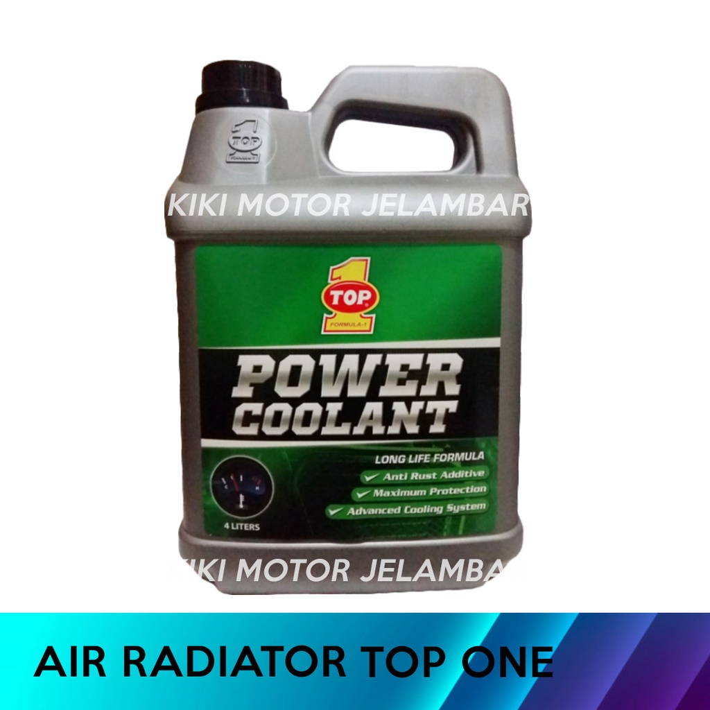 Jual AIR RADIATOR COOLANT TOP ONE ORI 100% 4 LITER | Shopee Indonesia