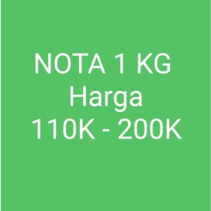 Jual NOTA CO LIVE 1 KG | Shopee Indonesia