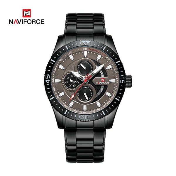 Jual Jam Tangan Kasual Pria Naviforce 9140 Chrono Aktif Rantai Stainless Steel Kualitas Original Garansi Shopee Indonesia