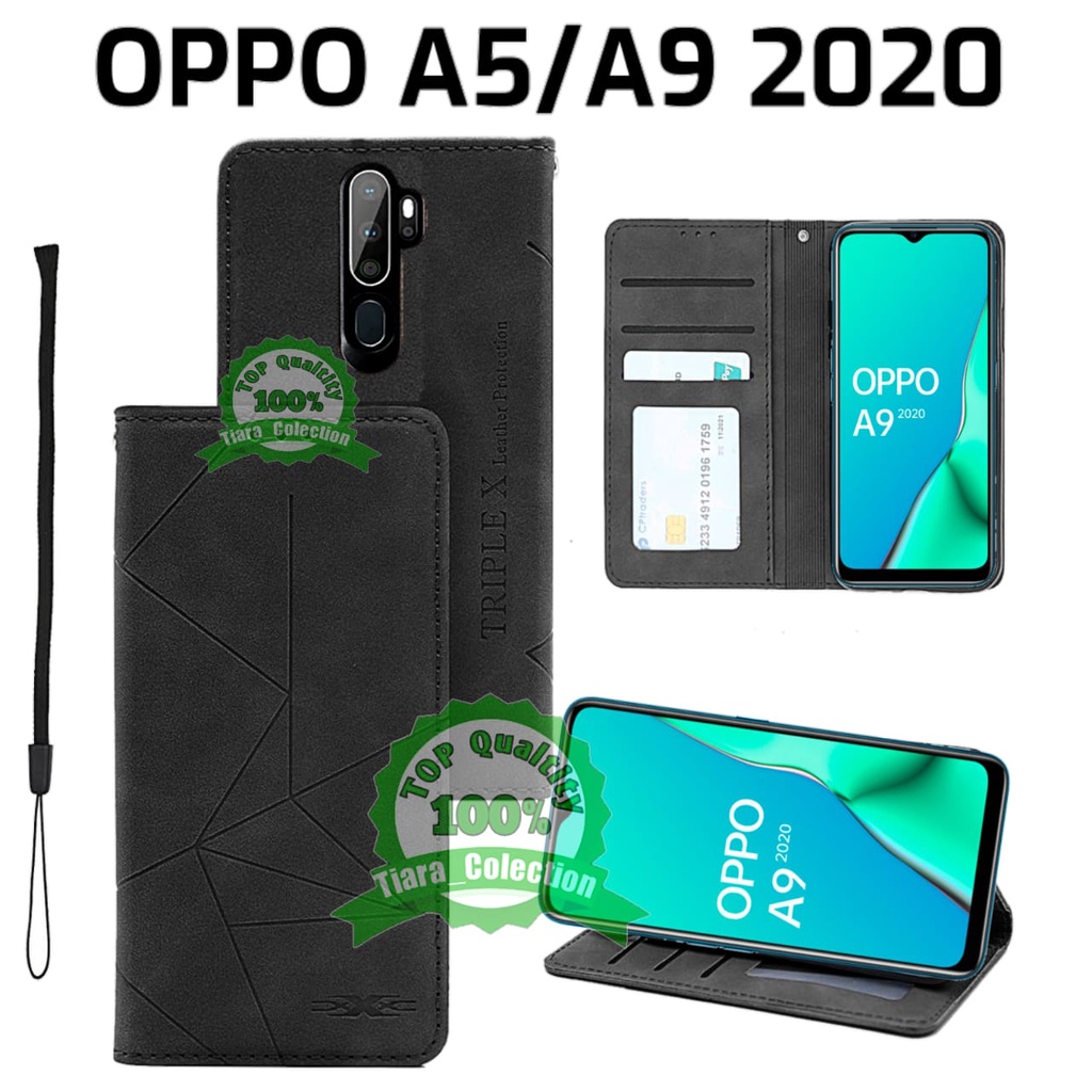 Fertuo Cover OPPO A9 2020 / A5 2020, Custodia Portafoglio a Libro in Pelle Flip Cover con