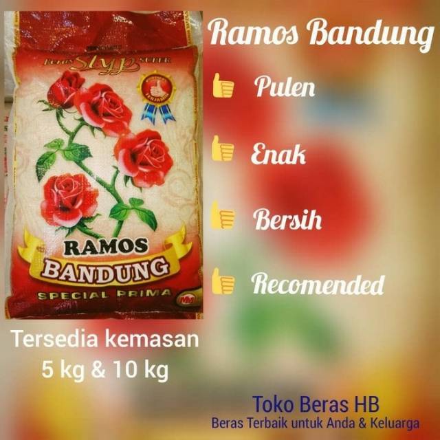 Jual Beras Ramos Bandung 10 kg | Shopee Indonesia