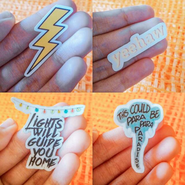 Jual Coldplay Deco Sticker Pack include 29 pcs band Waterproof ...