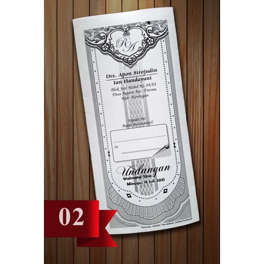 Jual Undangan Walimah (Nikah, Khitan, Tahlil, Aqiqah dll.) | Shopee ...