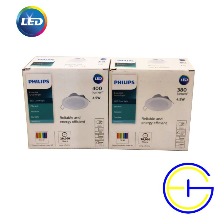 Jual DN020B G3 LED4 4.5W 220-240V D90 LED Downlight Philips | Shopee ...