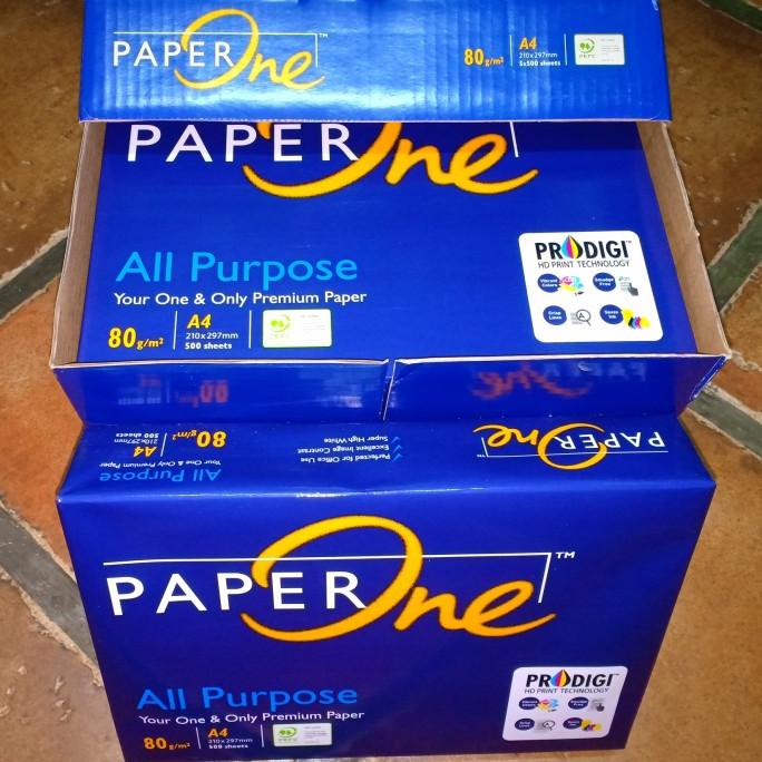 Jual Kertas Hvs 80gr A4 Paperone Shopee Indonesia