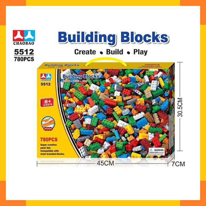 Building block mainan edukasi bricks chaobao 5512