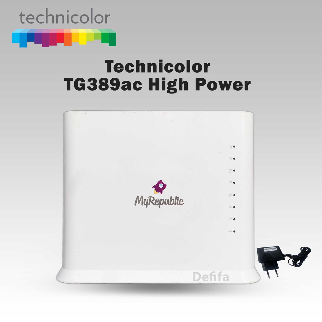 Jual Wifi Router Technicolor TG389ac HP Dualband Gigabit High Power