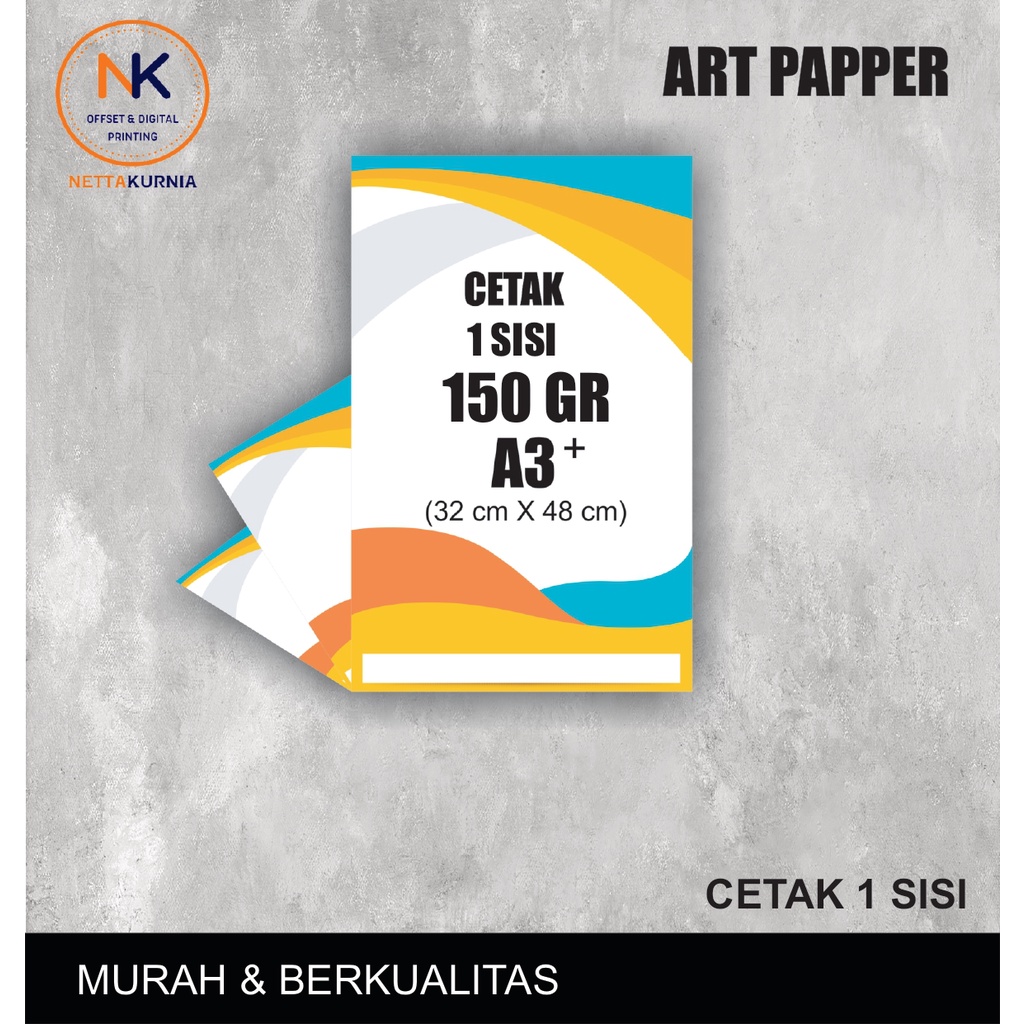 Jual Cetak Kertas Art Paper A3+, Cetak Kertas Poster, Cetak Kertas Brosur, Cetak Kertas 150 Gr