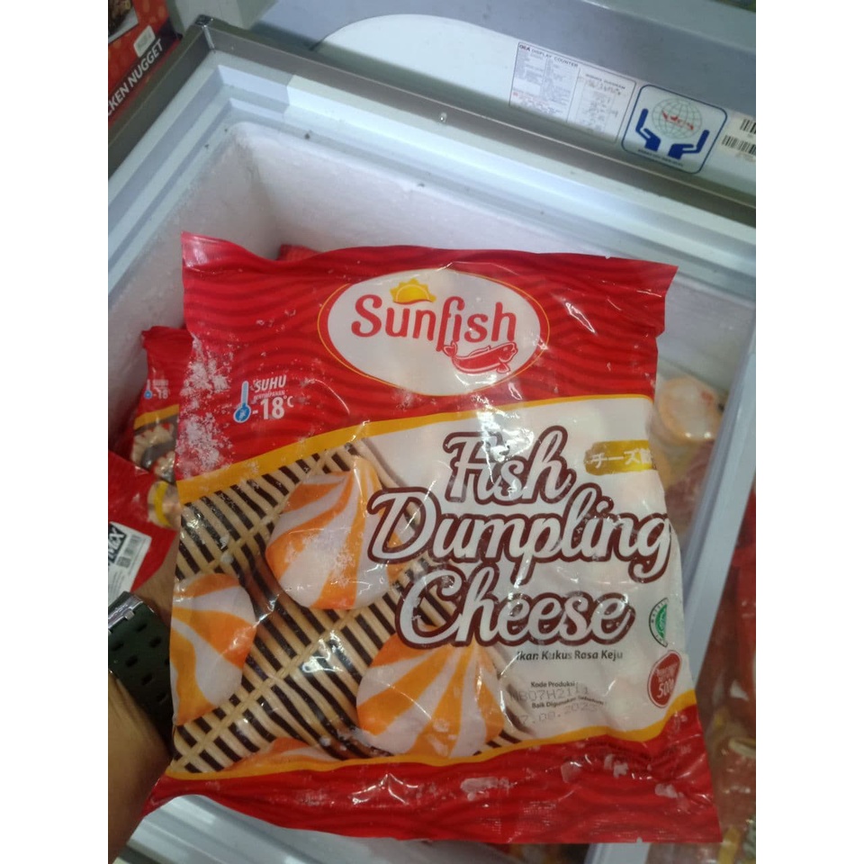 Jual FISH DUMPLING CHEESE IKAN KUKUS RASA KEJU SUNFISH FROZEN FOOD