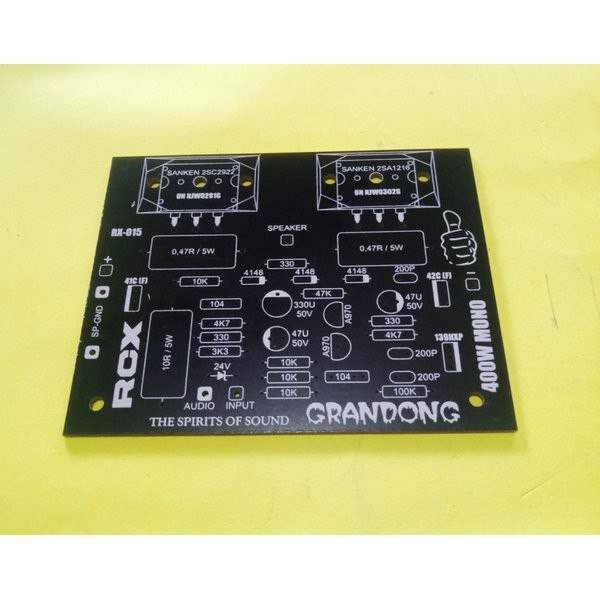 Jual PCB Power Amplifier Safari 400W Mono Grandong EL 015 | Shopee