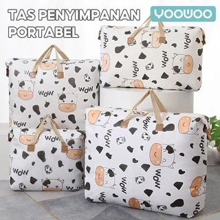 YooWoo Storage Bag /Tas Tempat Penyimpanan Bed Cover Selimut /Tas Travel /Tas penyimpanan baju