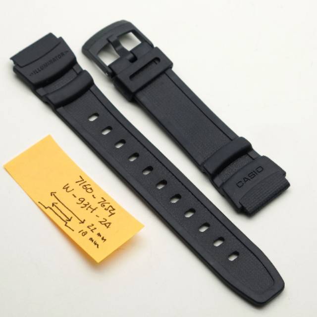 Tali jam tangan store casio illuminator