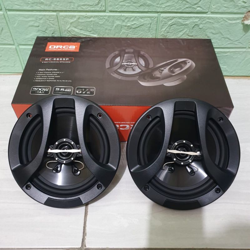 Jual Speaker Coaxial Orca RC686SP Speaker Mobil Shopee Indonesia
