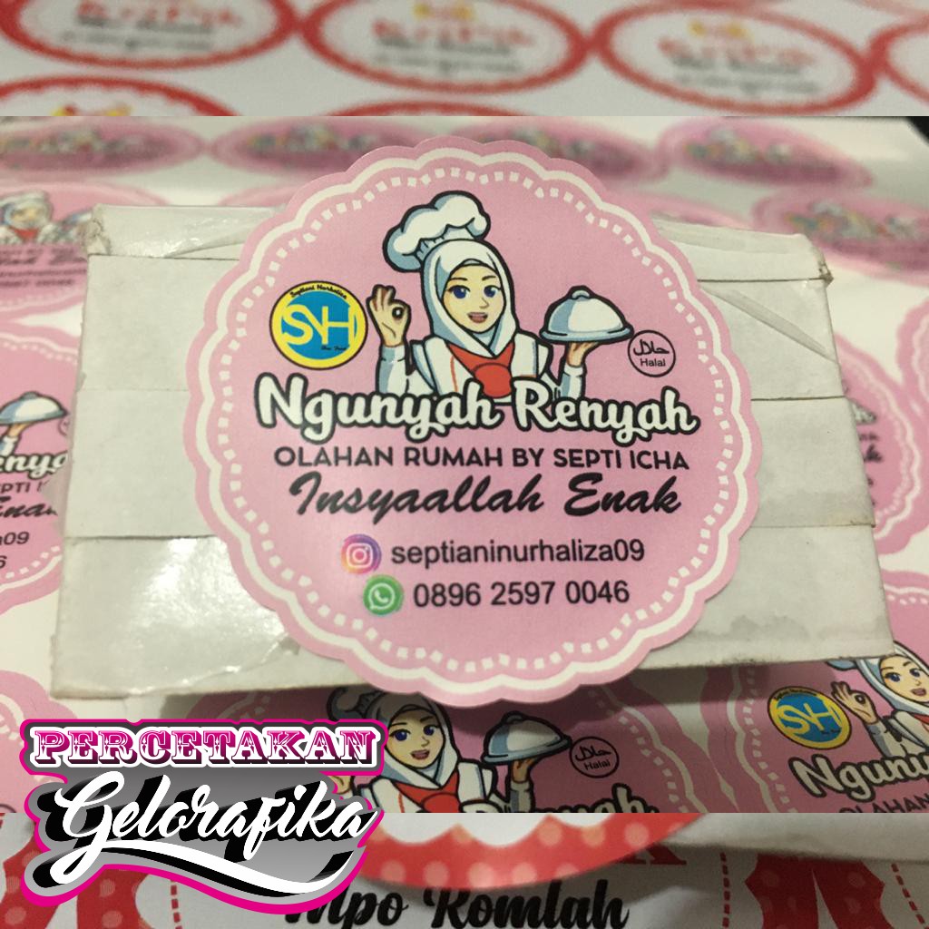 Jual Stiker Label Jajanan Snack Kemasan Pouch Shopee Indonesia