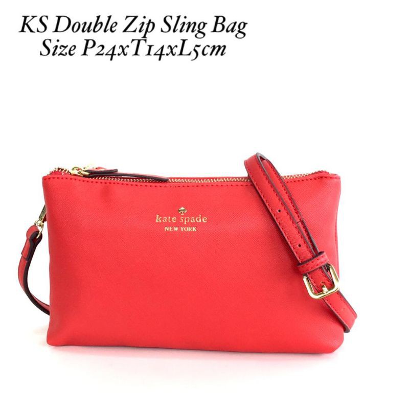 Kate Spade Double Zip Sling Bag