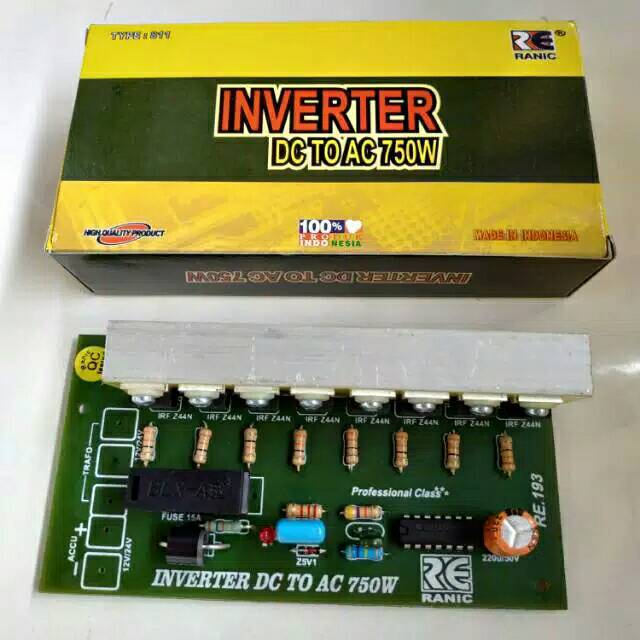 Jual Kit Inverter 12v dc to 220v ac 750watt | Shopee Indonesia