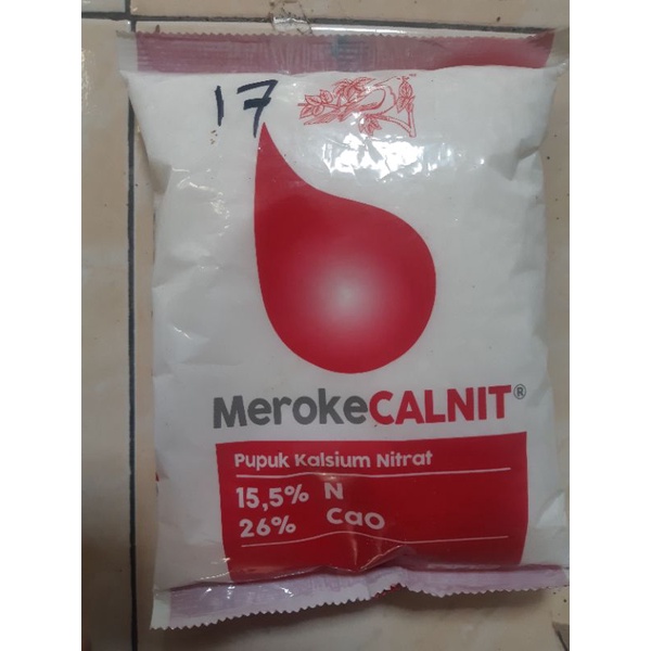 Jual Pupuk Meroke Calnit Pupuk Kalsium Nitrat kemasan 1kg Pabrik ...